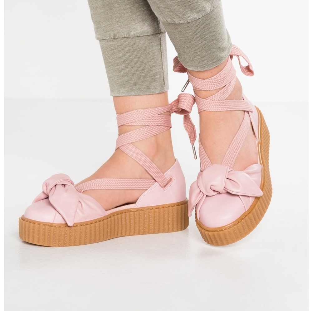 Puma Pink Platform Shoes